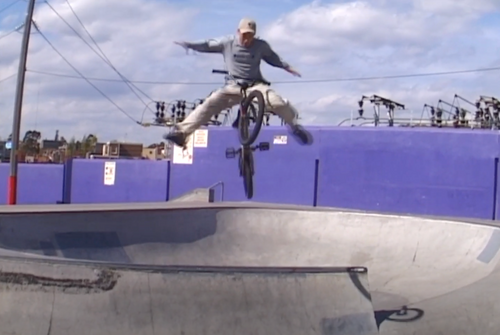 Mid-School BMX Hit: Luke Weatherall in 2004