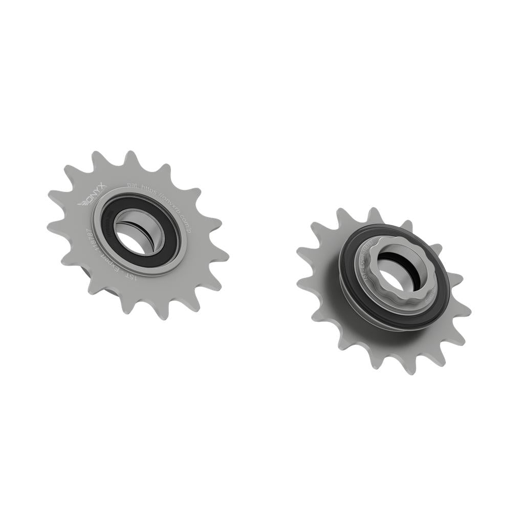 Onyx Expert Hybrid Freehub with Integrated Cog / Anodised Clear / 15T