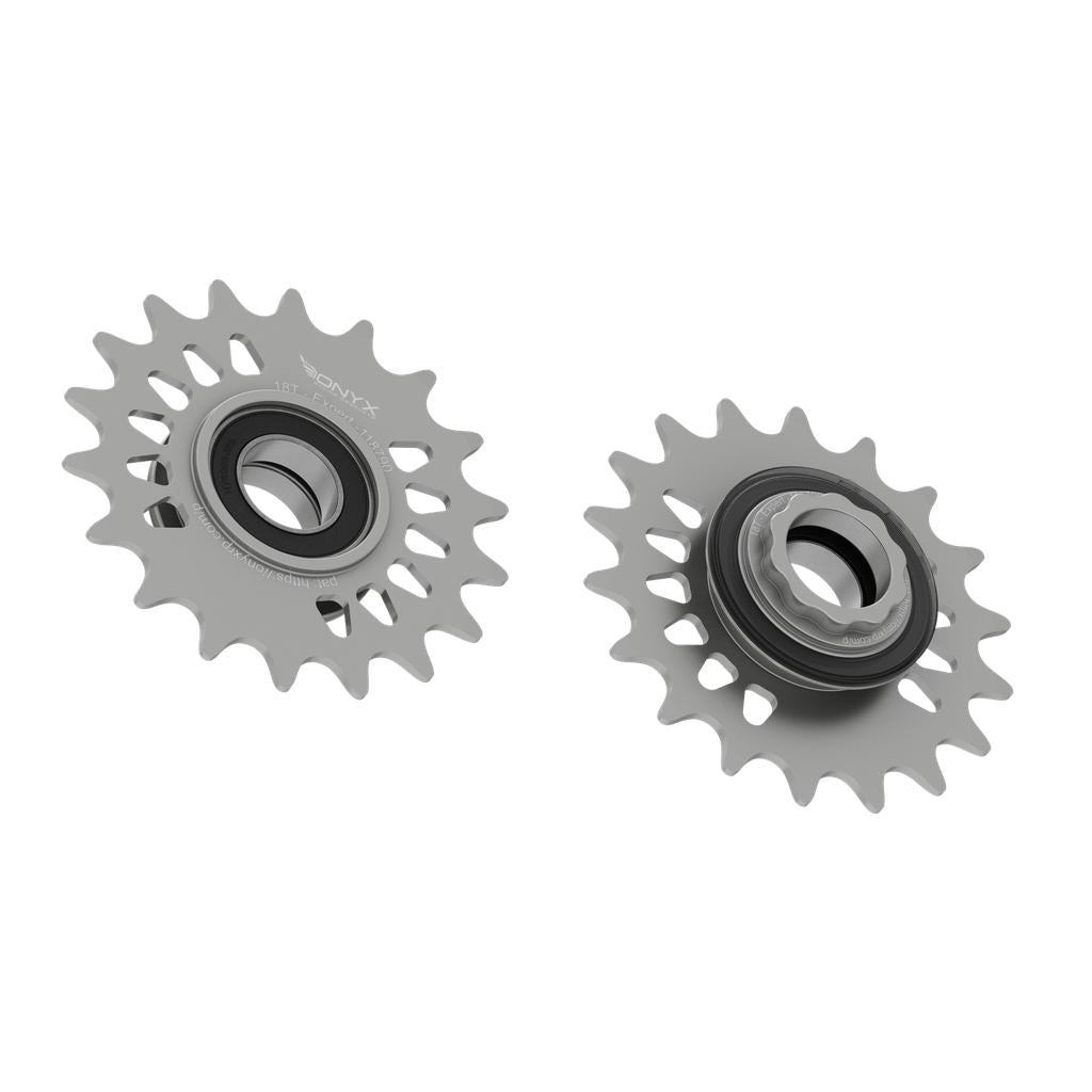 Onyx Expert Hybrid Freehub with Integrated Cog / Anodised Clear / 18T