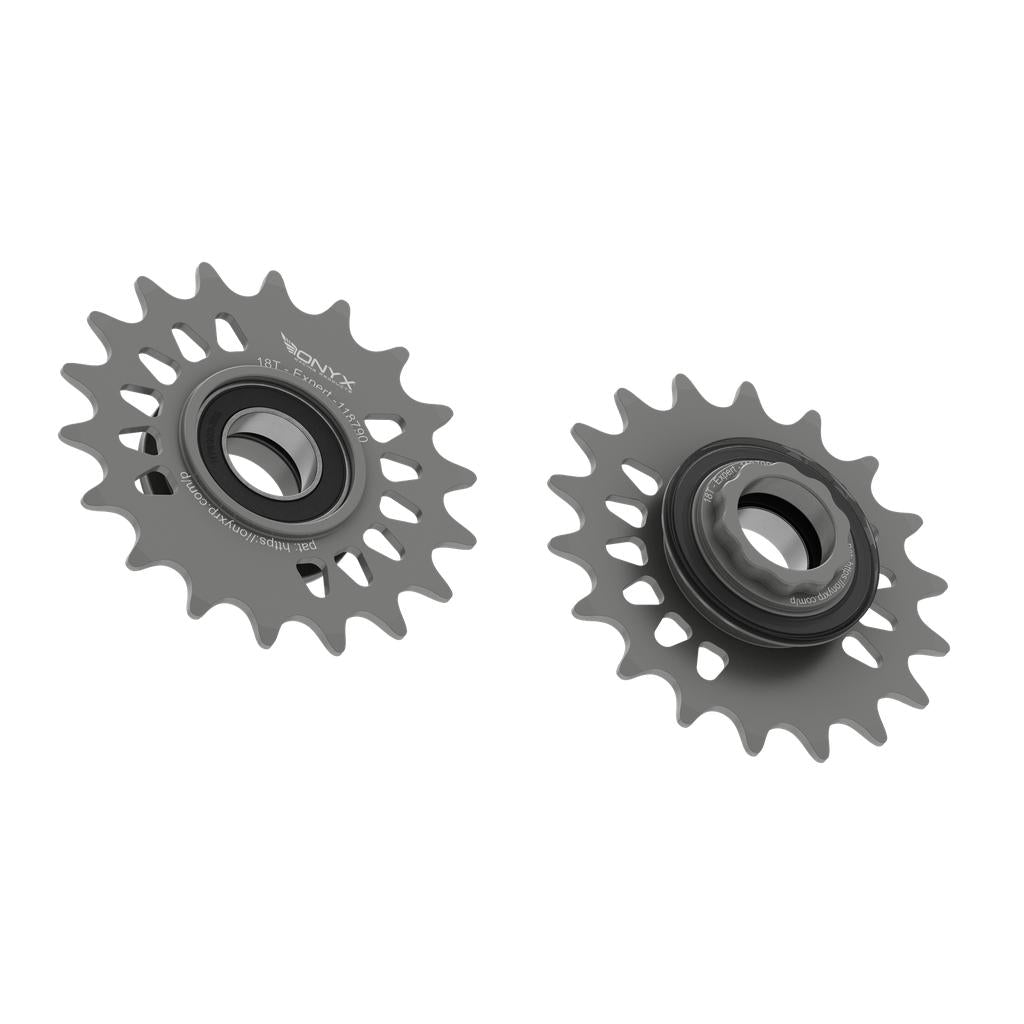 Onyx Expert Hybrid Freehub with Integrated Cog / Anodised Grey / 18T