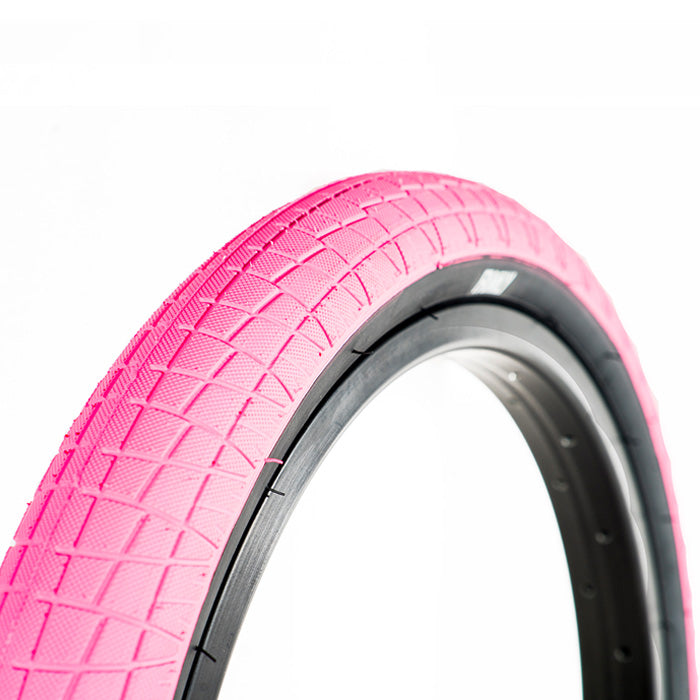 A Family BMX F2128 18 Inch Tyre on a white background.