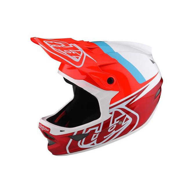 TLD 23 D3 AS Fiberlite Helmet / Slant Red / XL