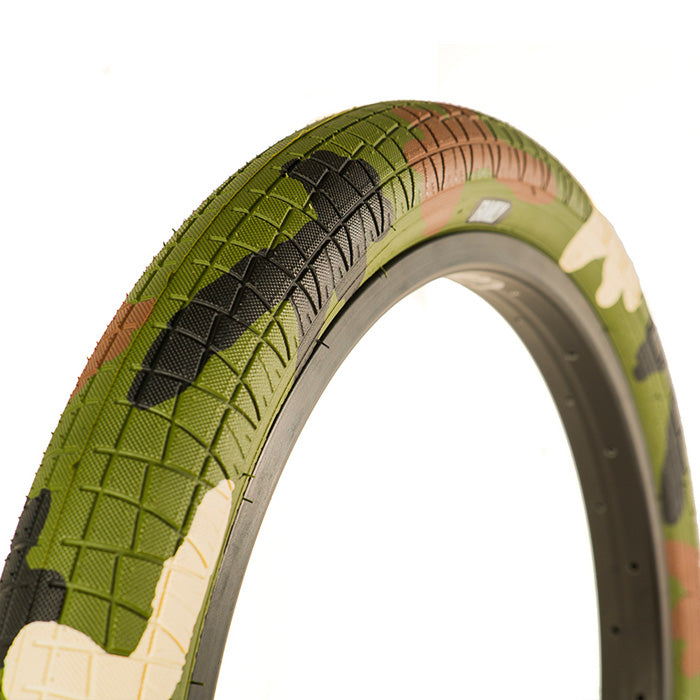 A Family BMX F2128 20 Inch tyre on a white background.