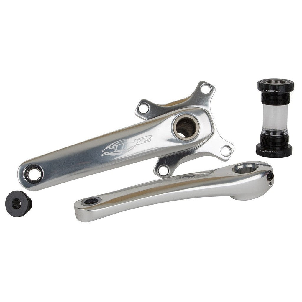 Sinz Elite 2pc Crank Set / Silver / 175mm