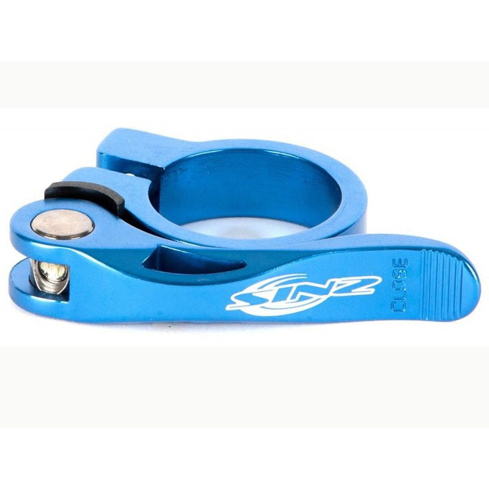 Sinz Quick Release Seat Clamp / Blue / 31.8mm