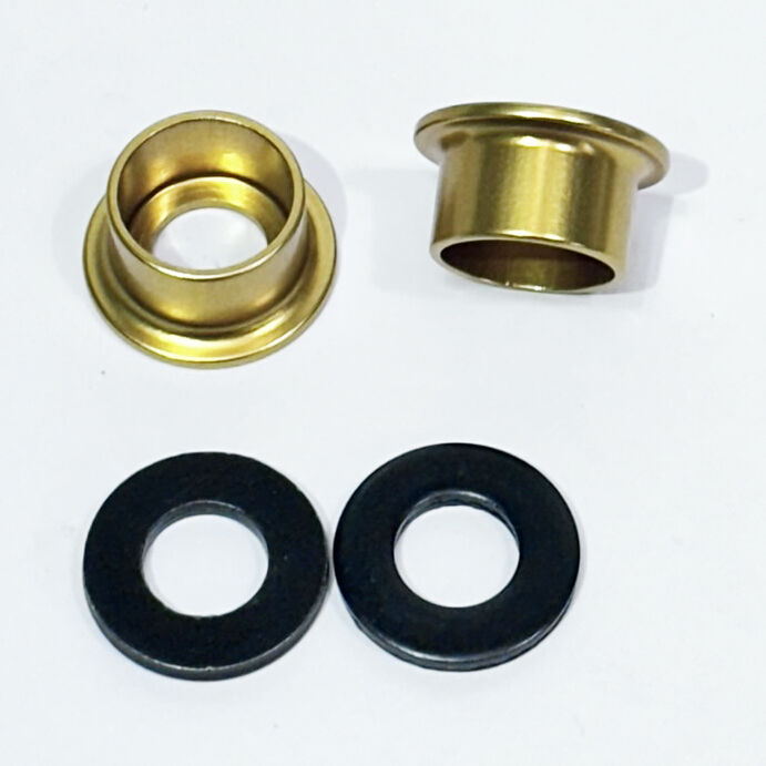 Two Profile Alloy Hub Top Hat with Steel Washer (Pair) products are arranged on a white background.