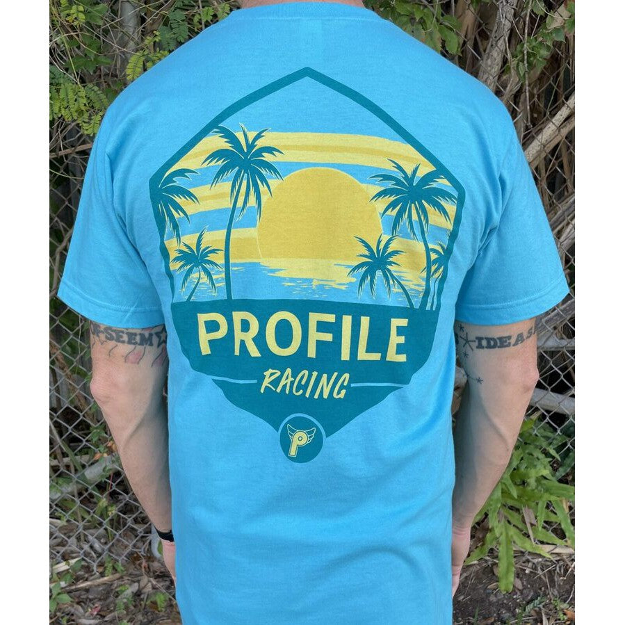 Profile Racing Paradise T-Shirt / Aqua / L