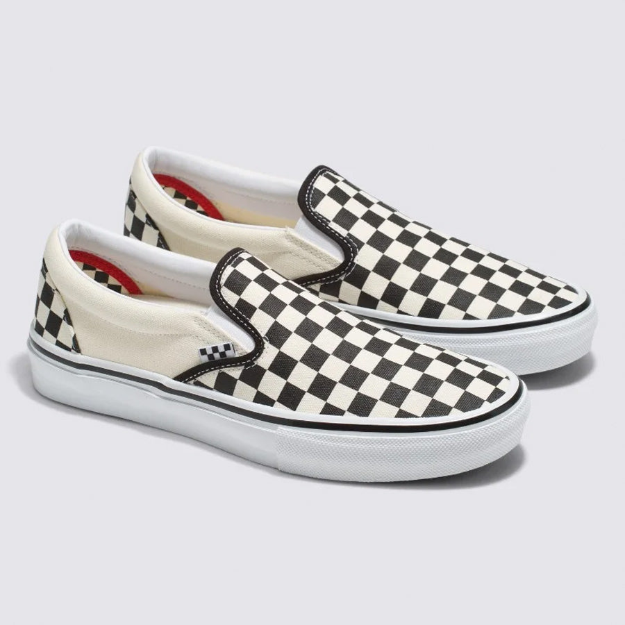 Vans Pro Skate Slip-On Checkerboard featuring the iconic checkerboard pattern and enhanced footwear technology.