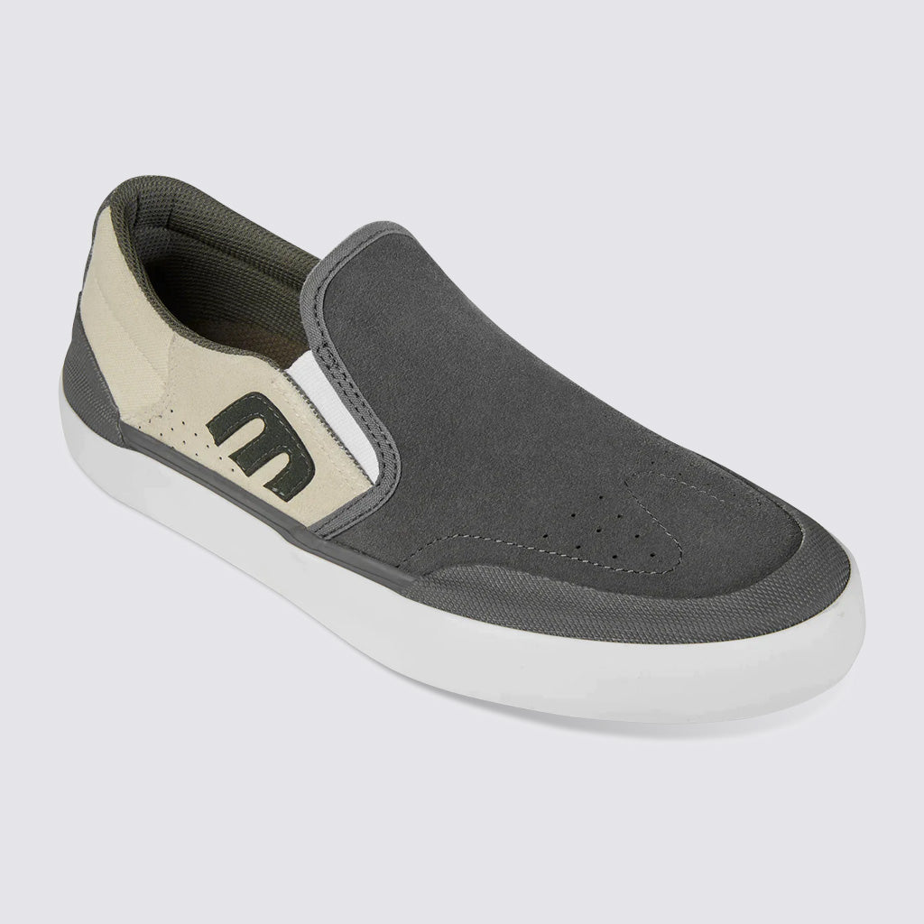A grey Etnies Marana Slip XLT (Nathan Williams Signature) shoe with a white sole, perfect for a comfortable ride.