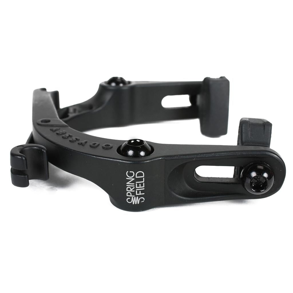 The Odyssey Springfield Brakes, shown in black and designed with Odyssey engineering, are displayed against a white background.