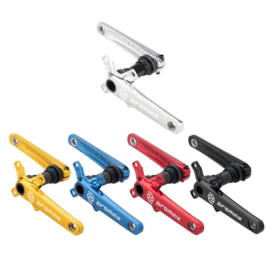 A set of lightweight Promax CF-2 Crankset brake levers available in a variety of colors.