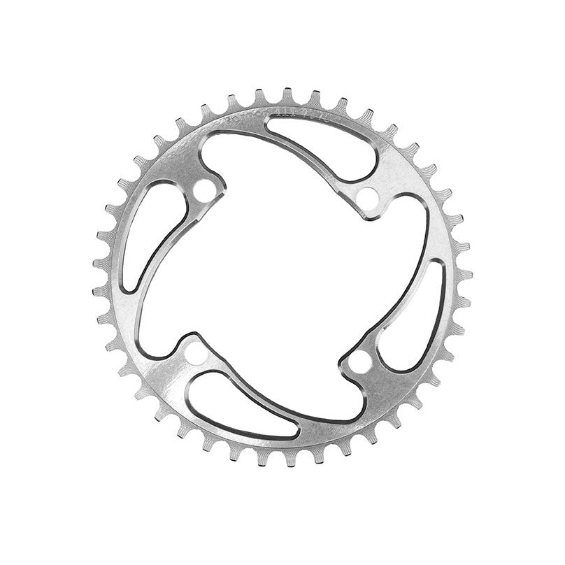 Rennen 4 Bolt 104 Chainring  / Polished / 38T