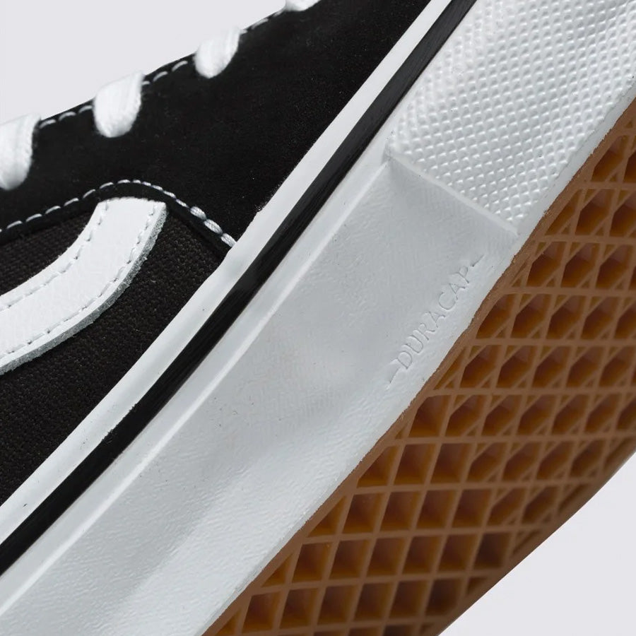 Vans Pro Skate Classics Sk8-Hi Shoes - Black/White in the Pro ranges.