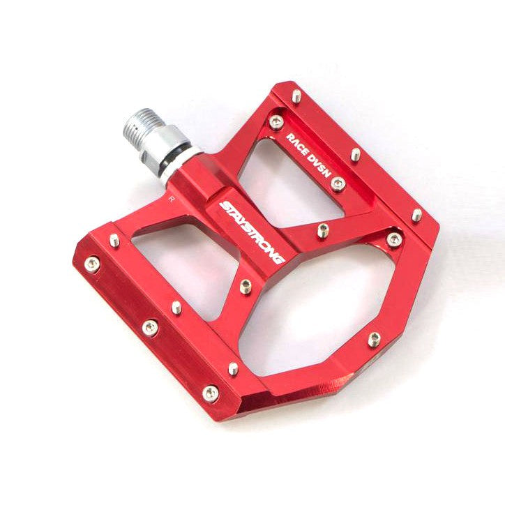 Stay Strong Torque Pro Platform Pedals / Red / Pro / 9/16