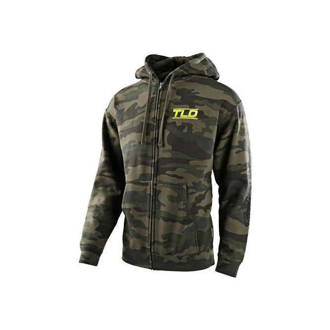 TLD Speed Logo Zip Hoodie / Camo Green / L