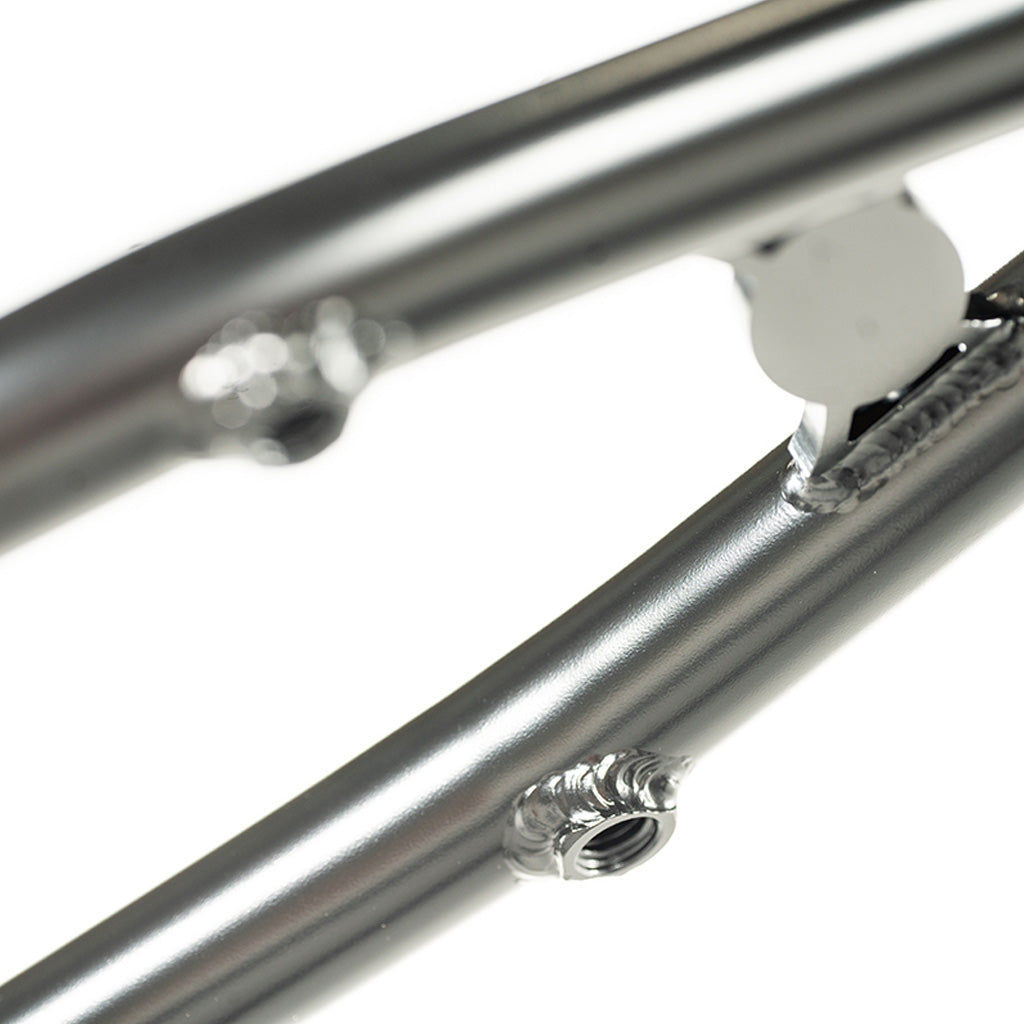 A close up of a Colony Rico 'Lite' Frame, showcasing the technical wizardry of Paterico Fallico.