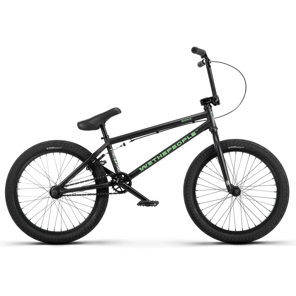 Wethepeople Nova 20 Inch Bike, Matte Black/Green