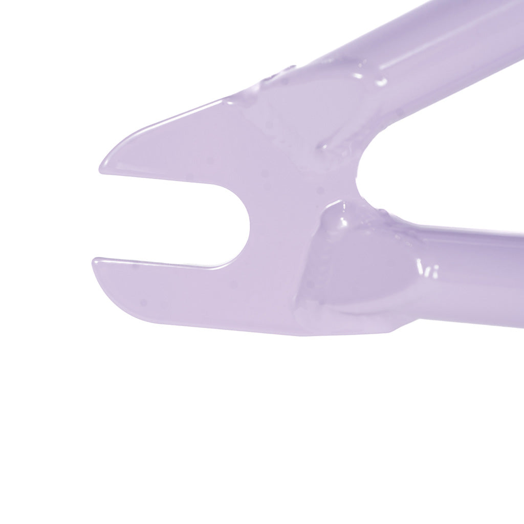 A pair of purple pliers on a white background with a Colony Rico 'Lite' Frame.