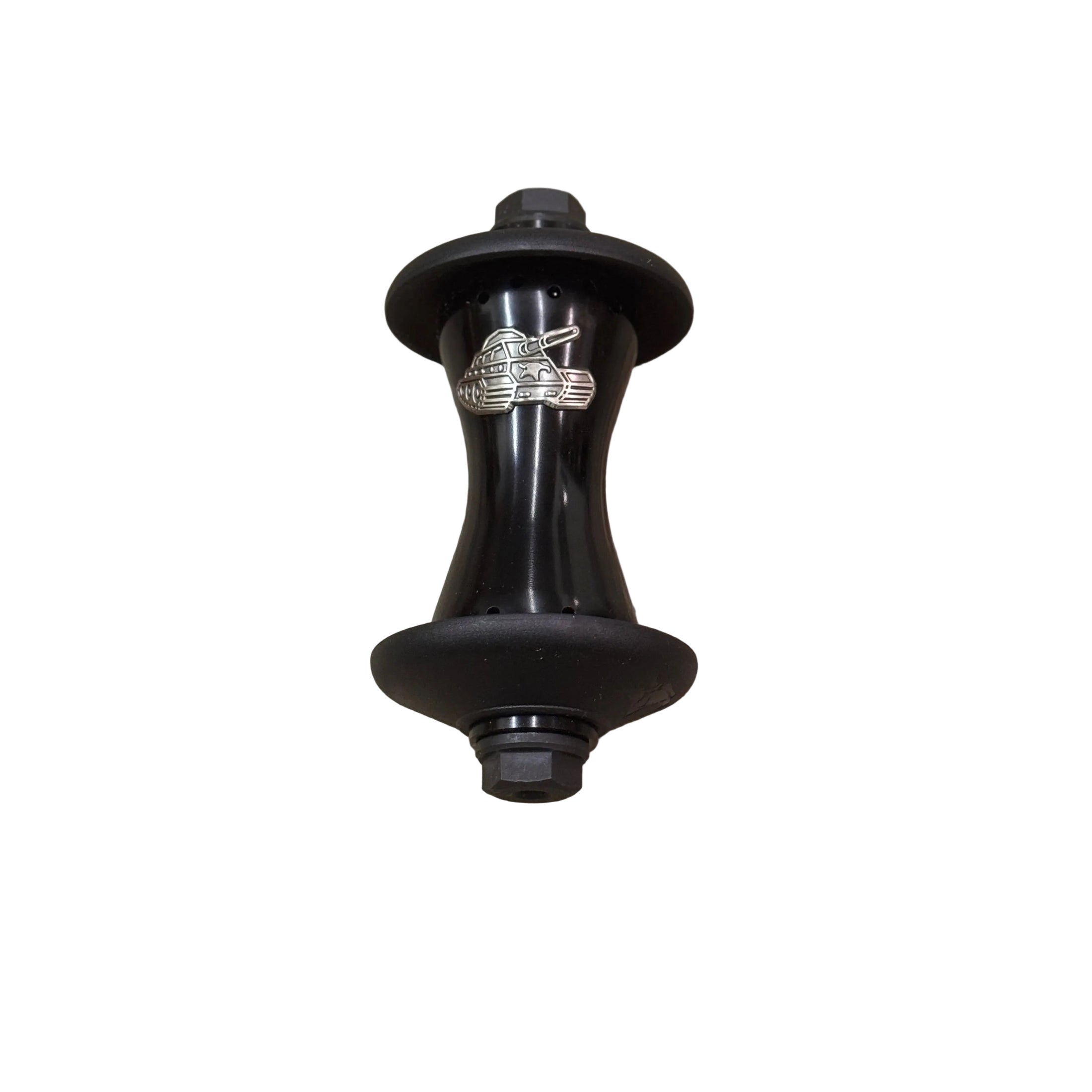 The Animal Sherman Front Hub features a black premium design with sealed bearings and a silver logo in the center, shown against a plain white background.