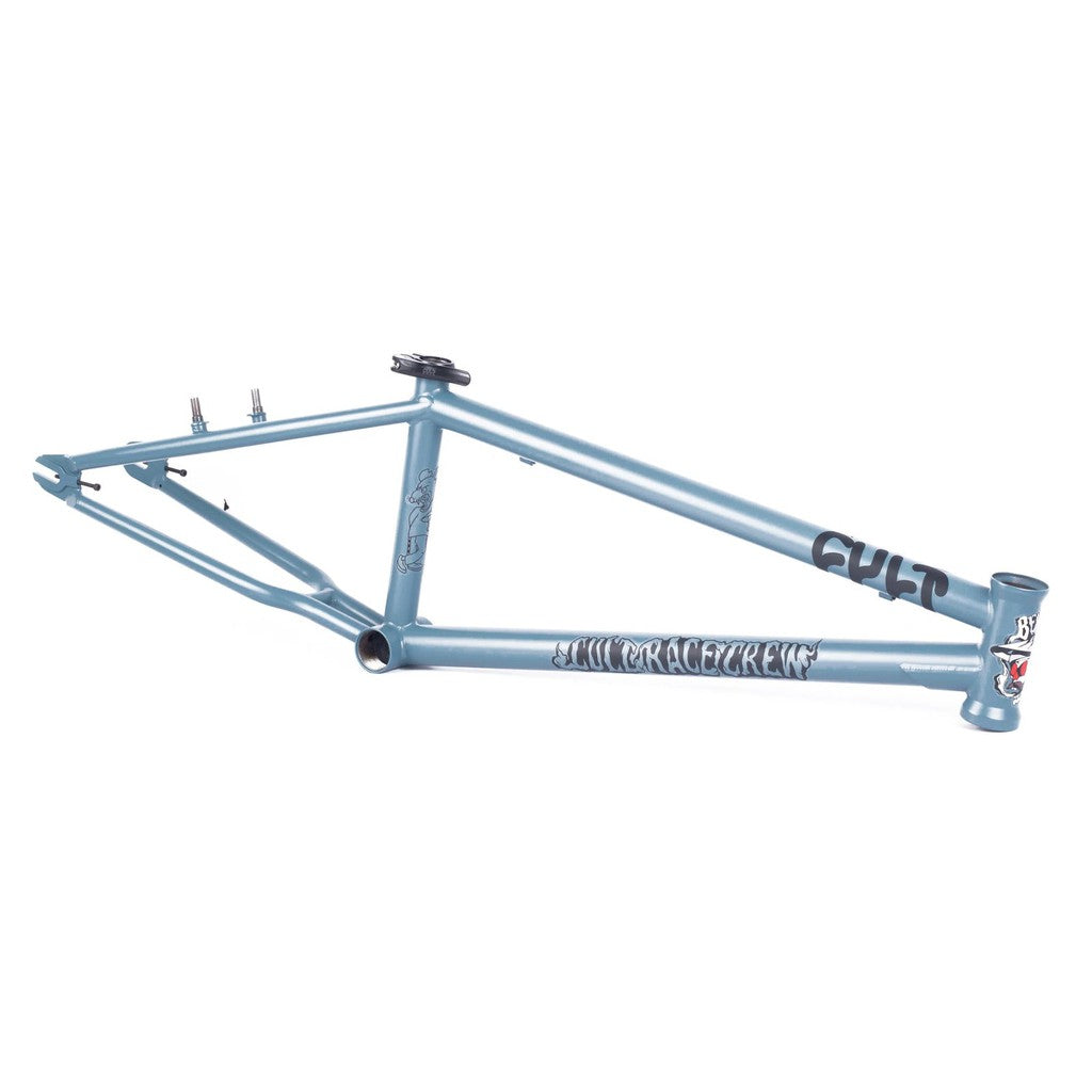 A Cult Vick Behm Race Frame, featuring the Vick Behm signature, on a white background.