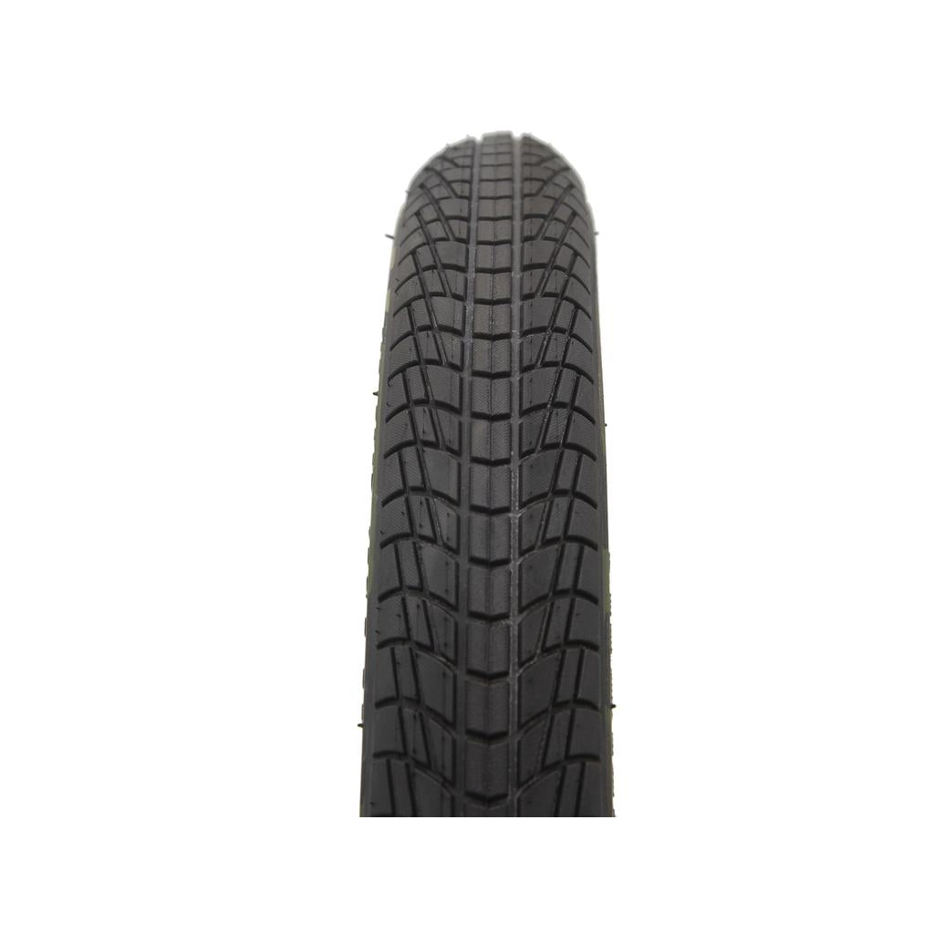 Close-up view of the DRS Arrow 18 Inch Tyre (18 x 2.25) featuring a grooved tread pattern, shown from the front against a white background.