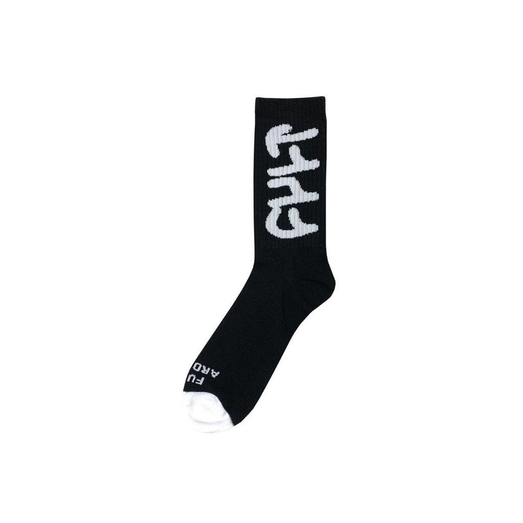 Cult BMX Big Logo Socks / Black / One Size