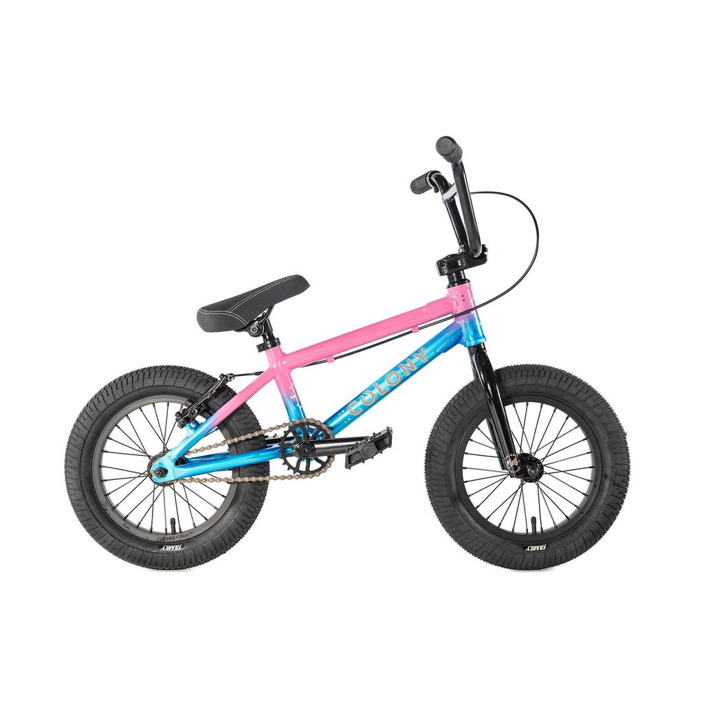 Colony Horizon 14 Inch Bike, Pink Aqua Fade
