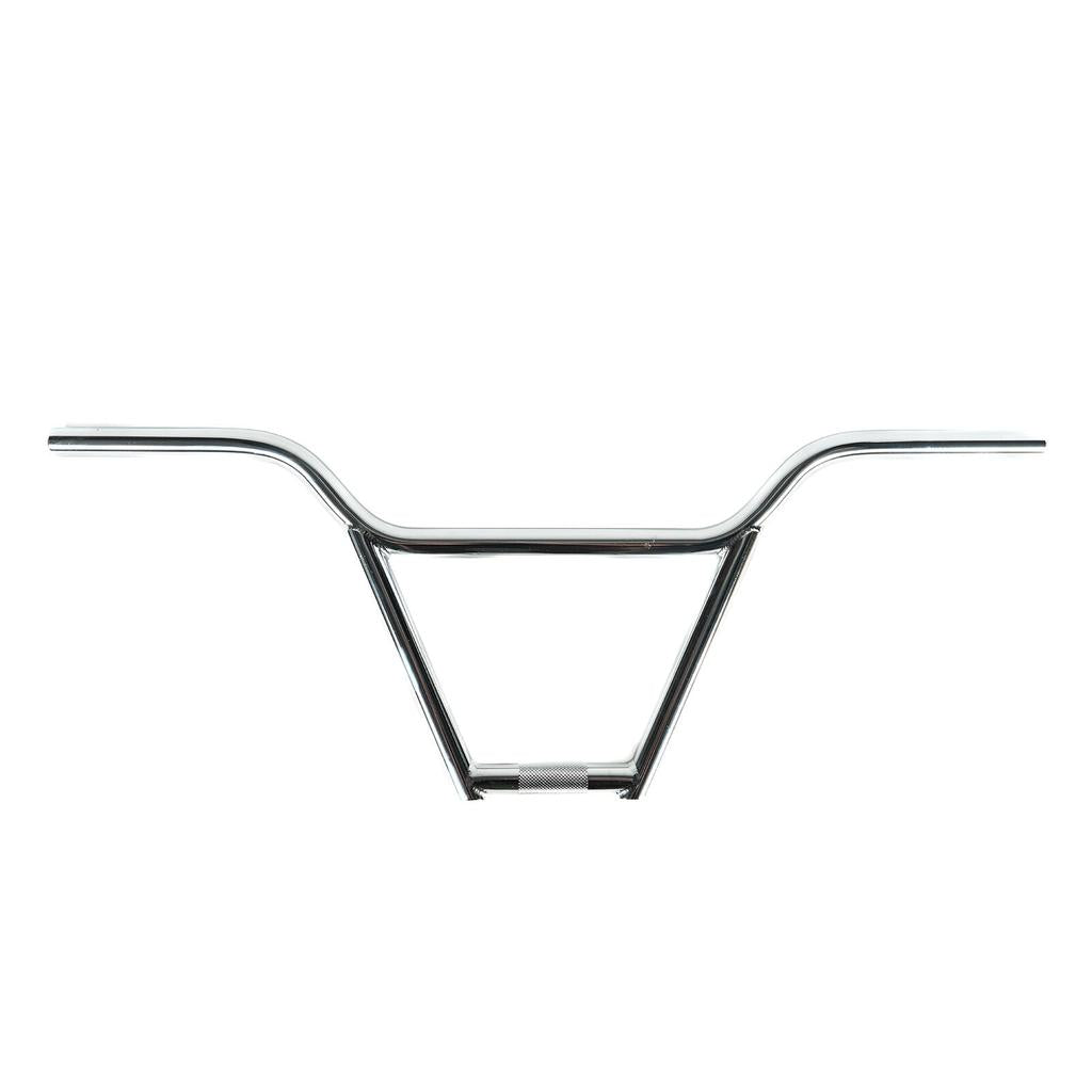 Family Lift Kit 4pce Bars—4130 CrMo BMX handlebars with a crossbar and knurled center, shown front-facing on a white background. Built for classic strength and performance.