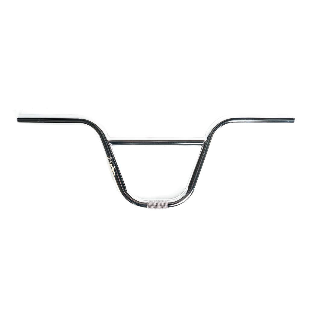 The Colony Cadet Bars are black metal freestyle handlebars featuring a straight crossbar and a knurled grip area in the center, shown against a white background.