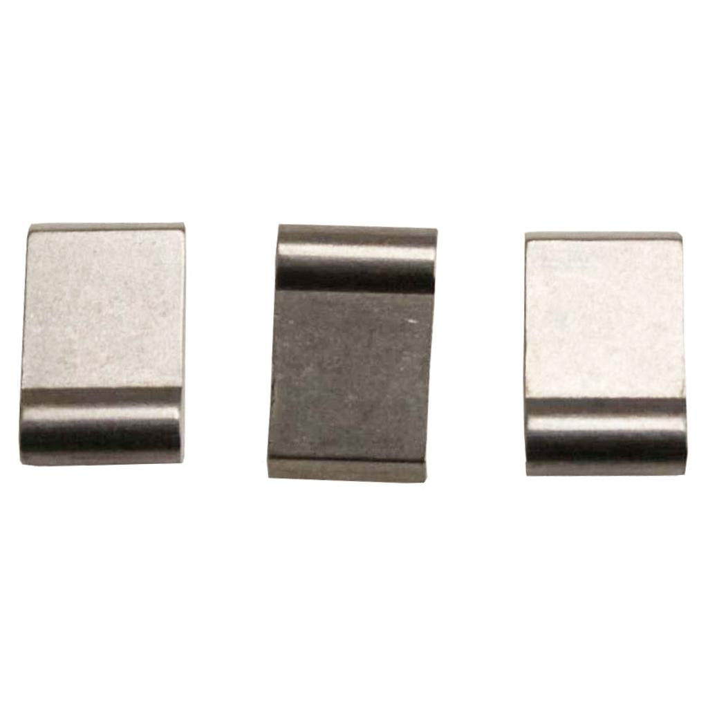 Three G-Sport Ratchet Hub Pawls—small, curved, rectangular metal pieces—are arranged side by side on a white background.