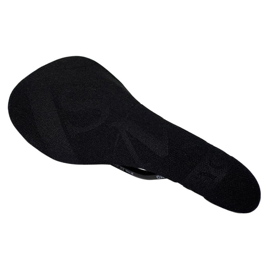 The S&M Shield Kevlar Railed Seat, shown from an angled view highlighting its top and side, features a black textured Kevlar cover and durable cro-mo rails.