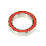 A single Enduro A5 LLB Ceramic Hybrid Radial Sealed Bearing with a red seal on a white background.