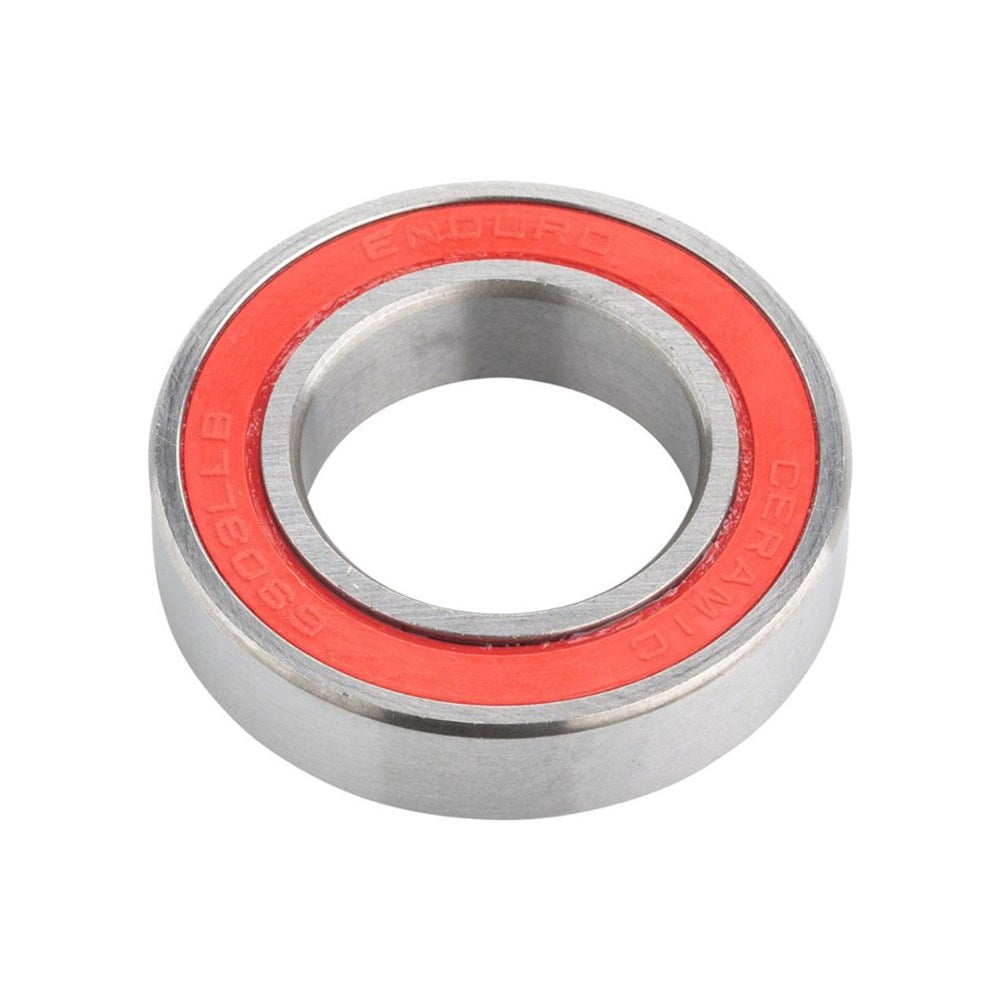 Precision Enduro A5 LLB Ceramic Hybrid Radial Sealed Bearing (each) with red seal.