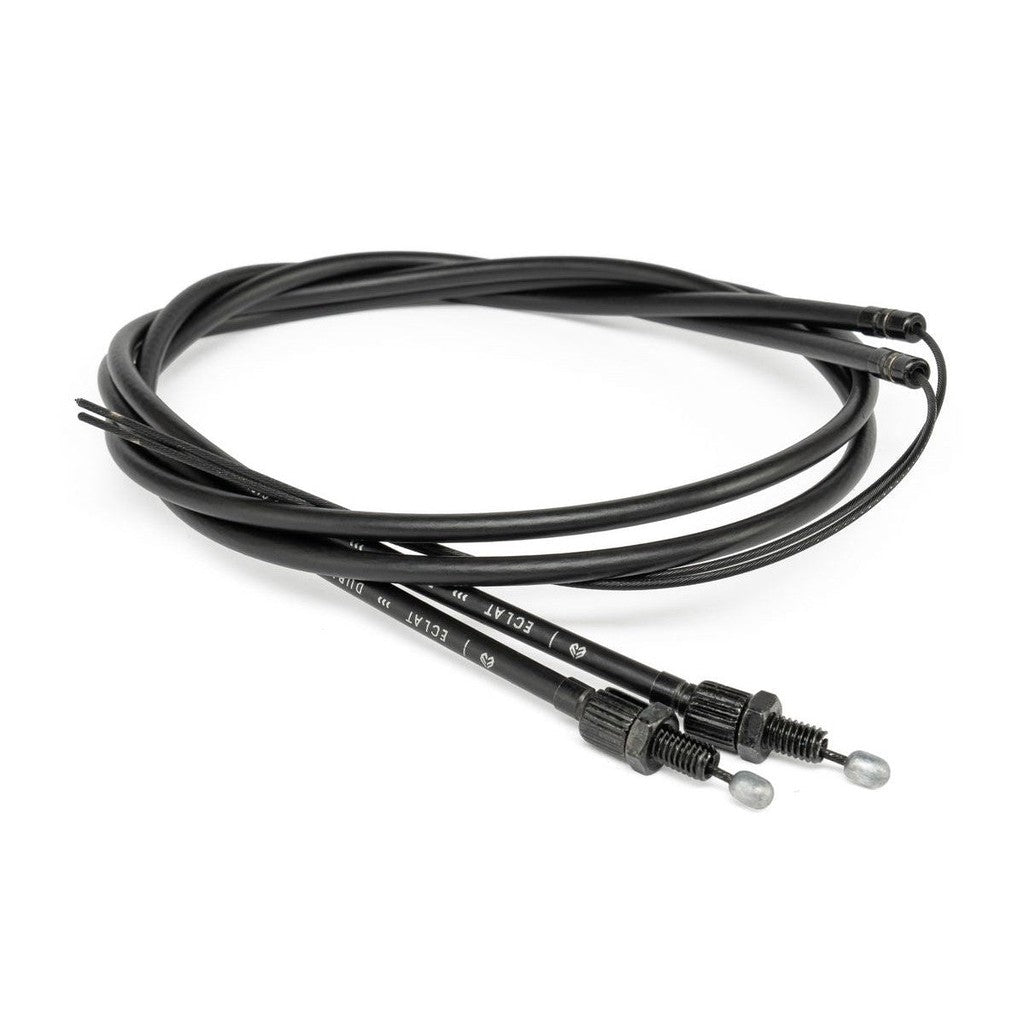 Eclat Dublex Lower Brake Cables / Black / 1000mm