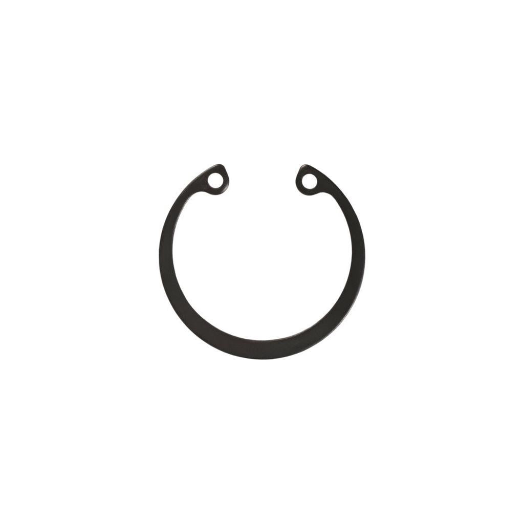 The Odyssey Clutch Circlip is a black, circular ring with two small holes at its open ends, made for Odyssey Clutch BMX parts and shown against a white background.