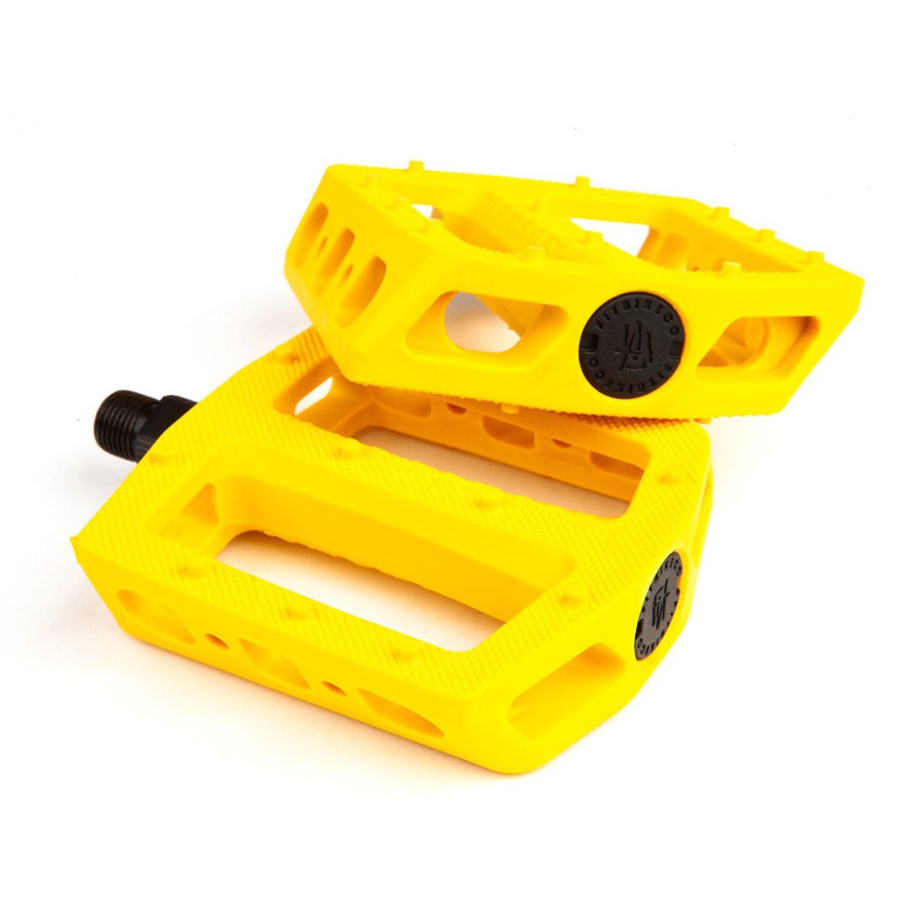 Fit Mac Plastic Pedals / Yellow / 9/16