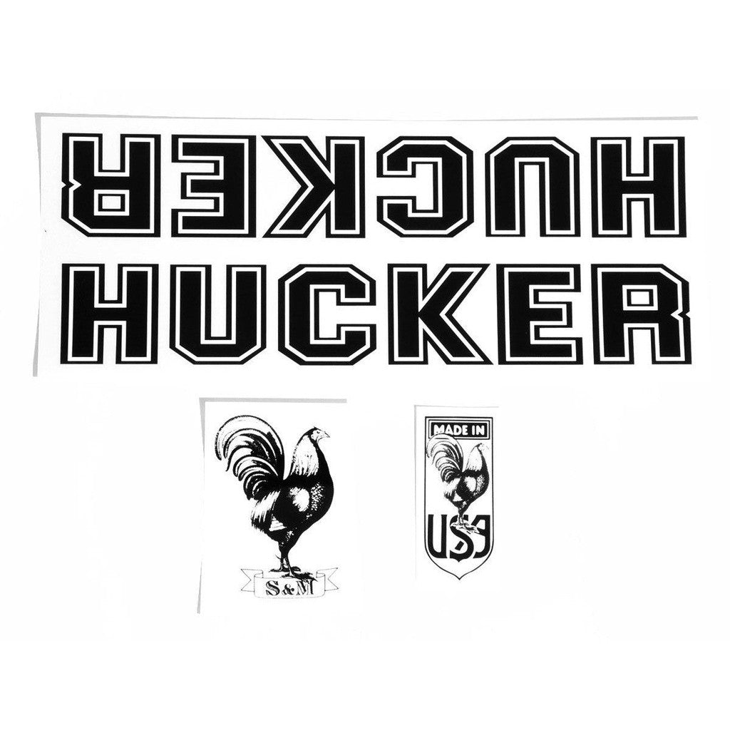 S&M Hucker Holmes Frame Sticker Set / Black