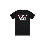 LUXBMX Roses T-Shirt / Black / XL