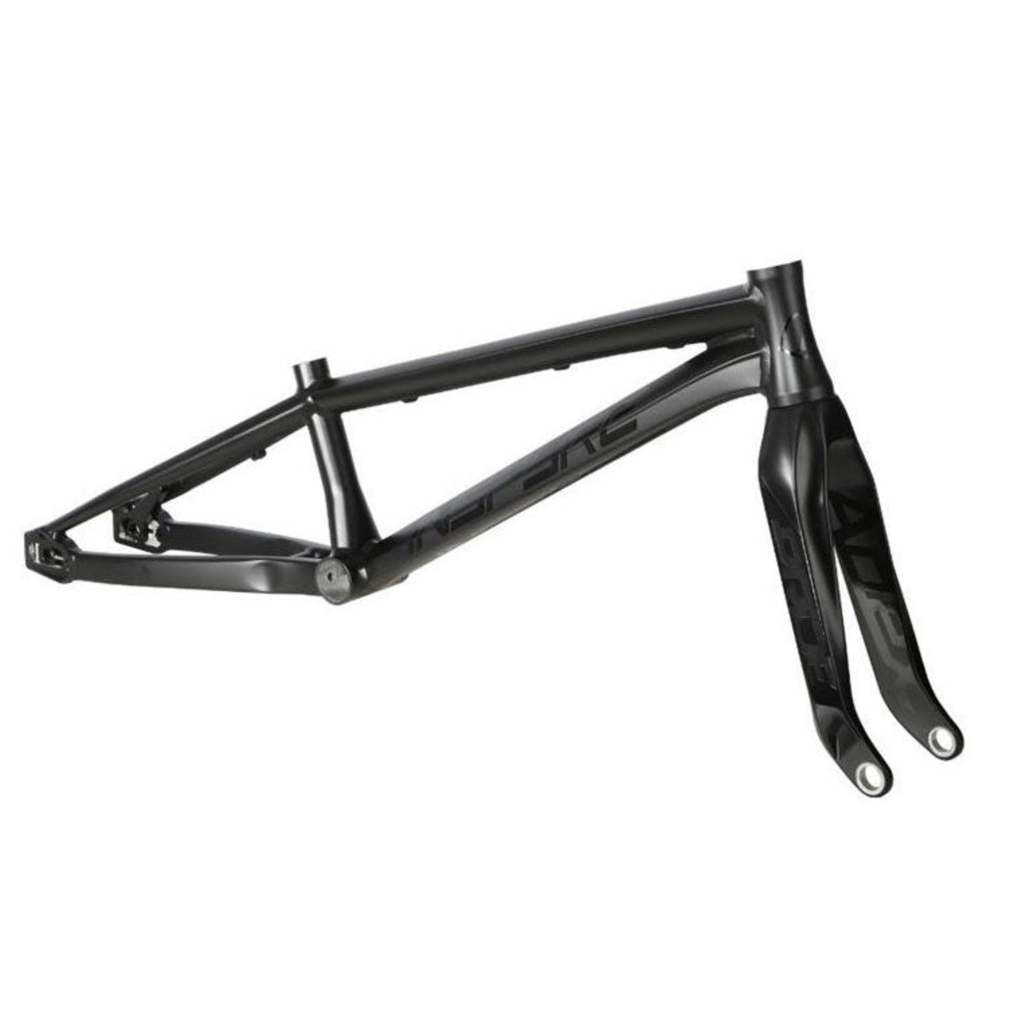 A matte black Inspyre Concorde V3 Cruiser Pro XXL Frame/Fork Set (2026) with a minimalist design, displayed on a white background.