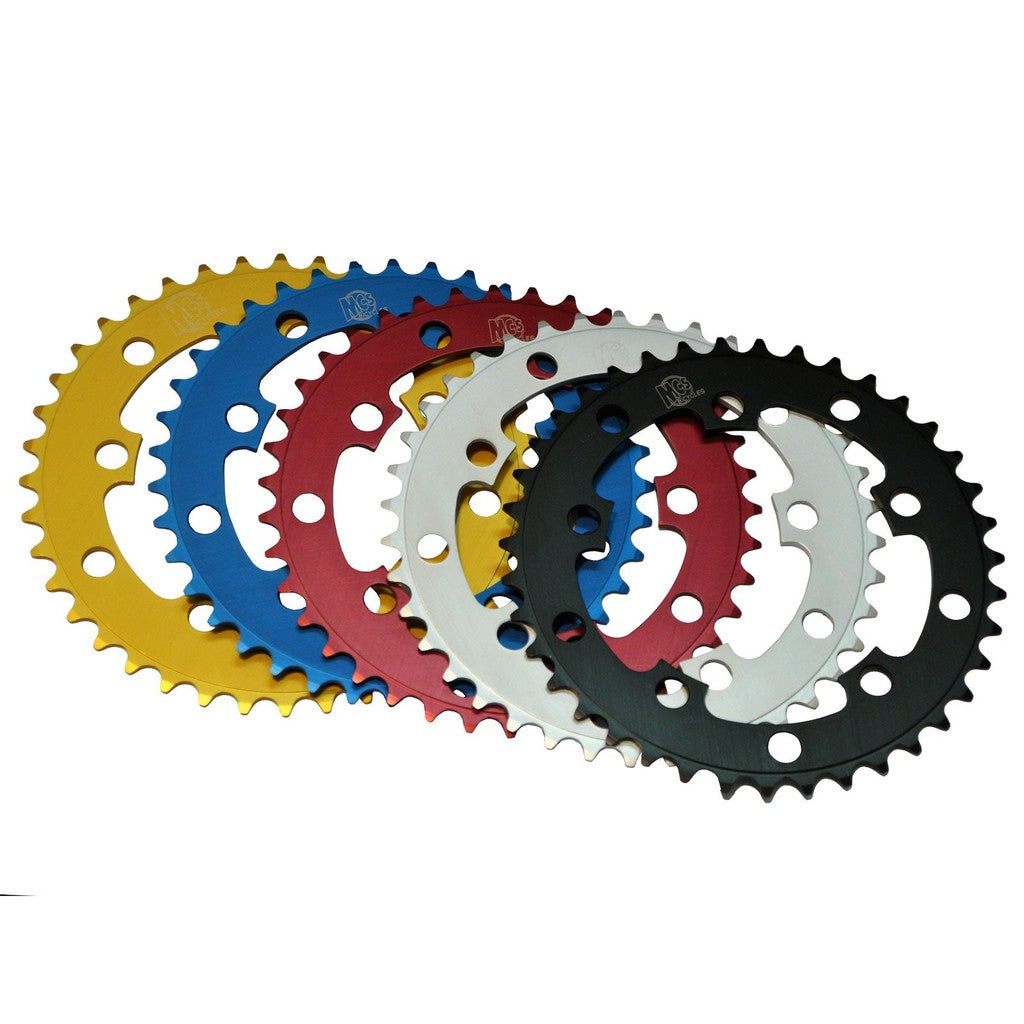 MCS 110BCD 5 Hole Chainring / 46T Silver