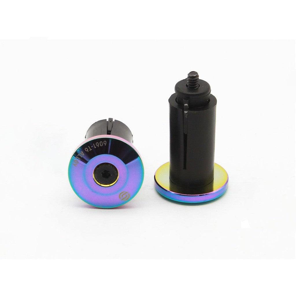 Salt Simple Handlebar Plugs / Oil Slick