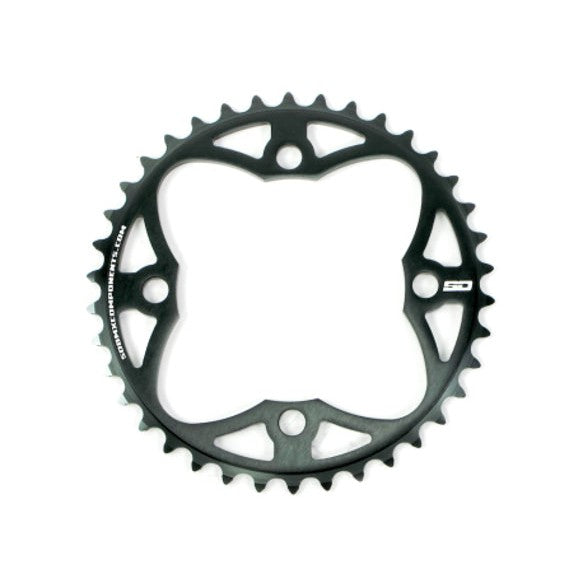 SD Cnc 6061 Chainring 4 Hole 104PCD / Black / 50T