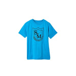S&M Big Shield T-Shirt (Kids) / Turquoise / YL