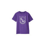 S&M Big Shield T-Shirt (Kids) / Purple Rush  / YXL