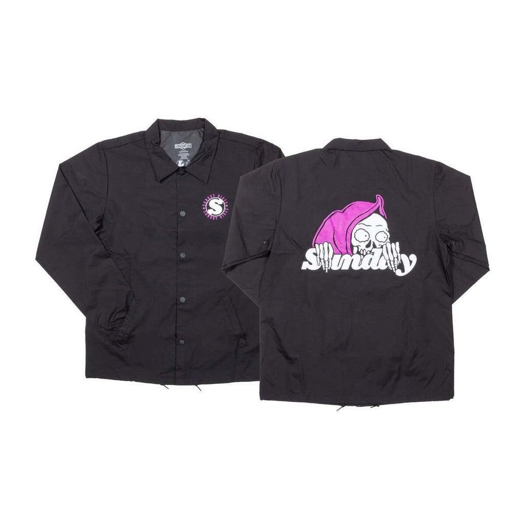 Sunday Creepy Sweeper Windbreaker / Black / L