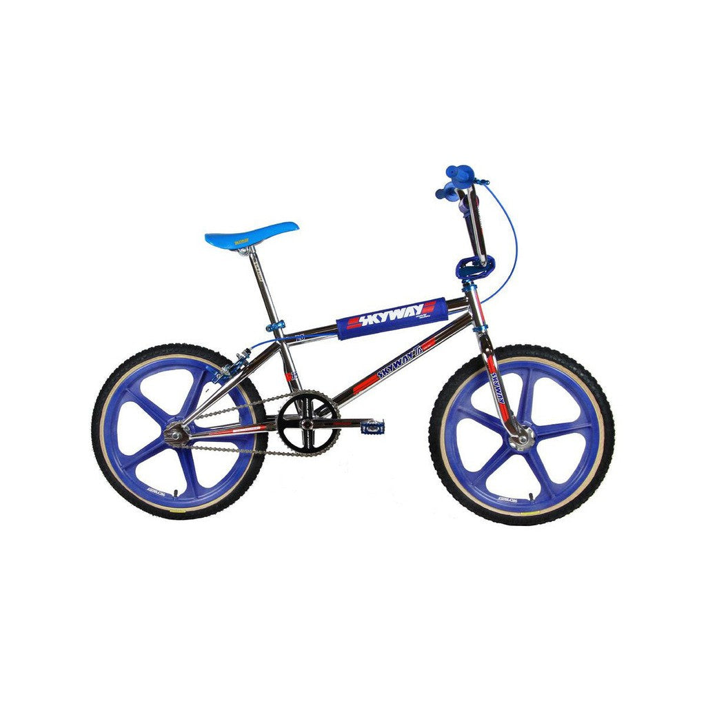 Skyway TA Replica 20"" PRO Bike (2022) / Chrome/Blue / 21.5TT
