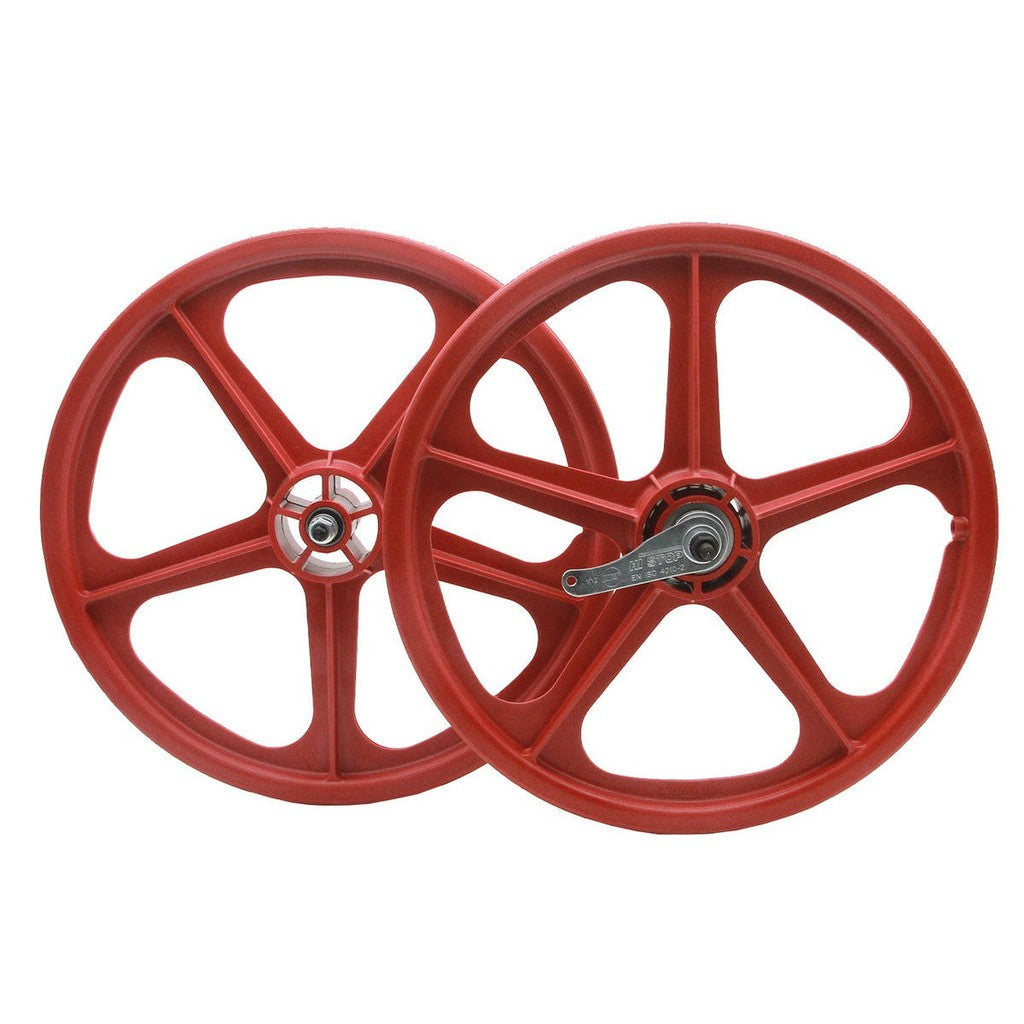 Skyway Tuff II Coaster Wheel Set / Red / 20 x 1.75