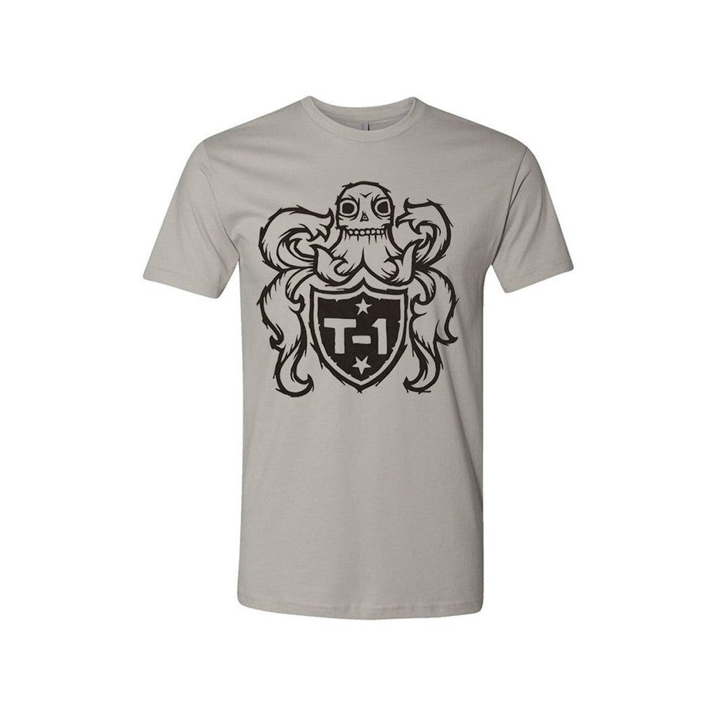 Terrible One Crest T-Shirt / Stone Grey / L