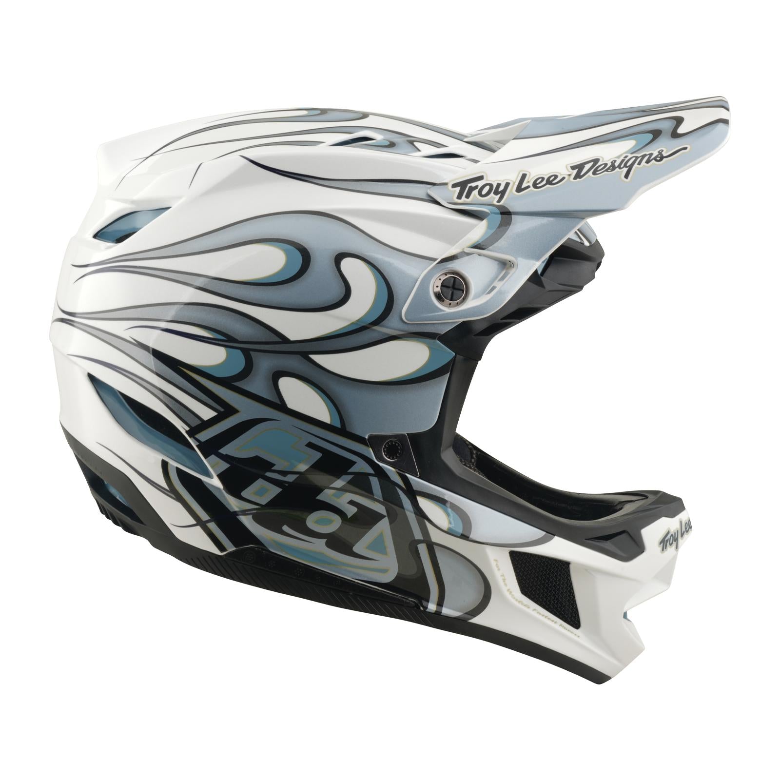 TLD 26.1 D4 AS Composite Helmet / Torched White/Silver