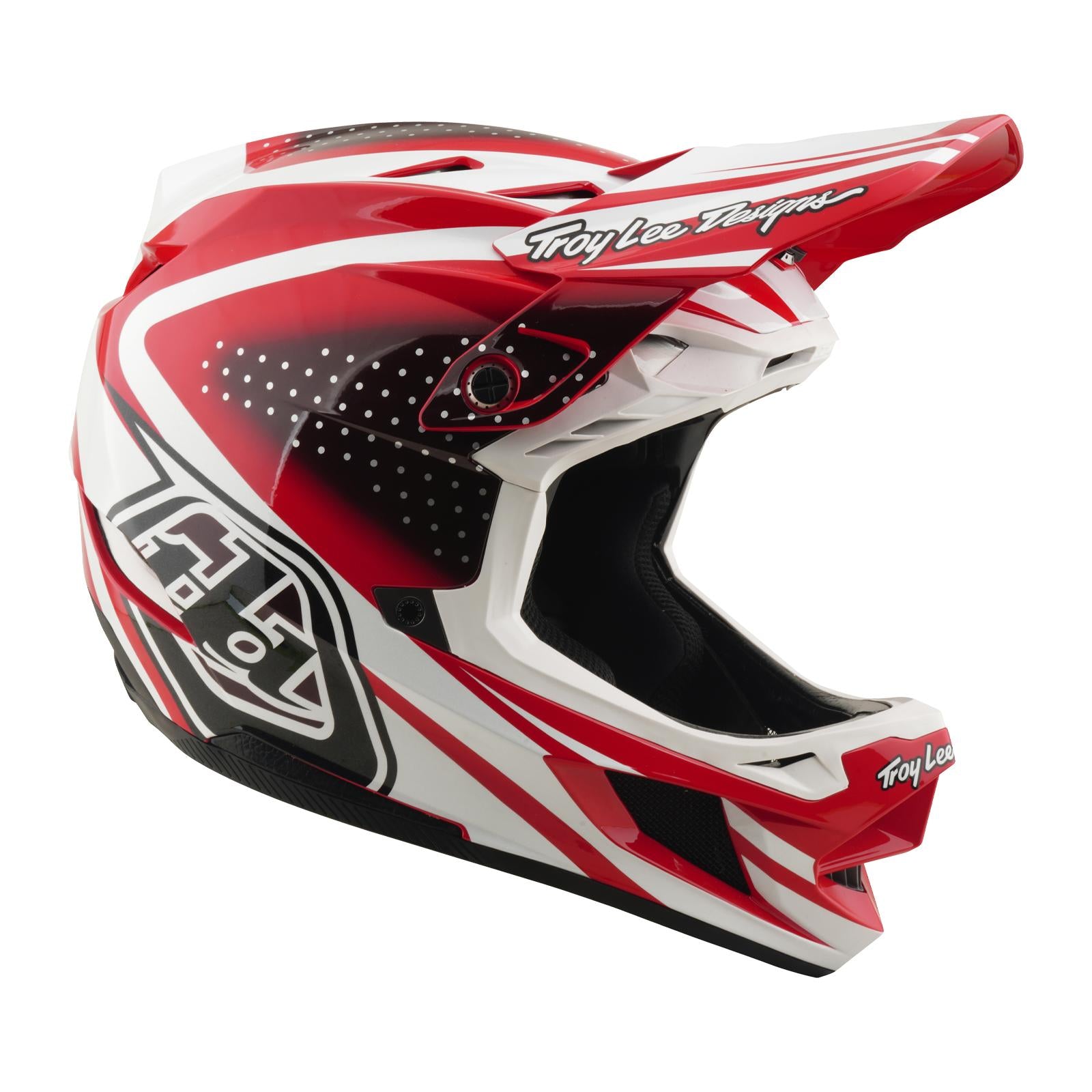 TLD D4 AS Polyacrylite Helmet / The Line Fire/White
